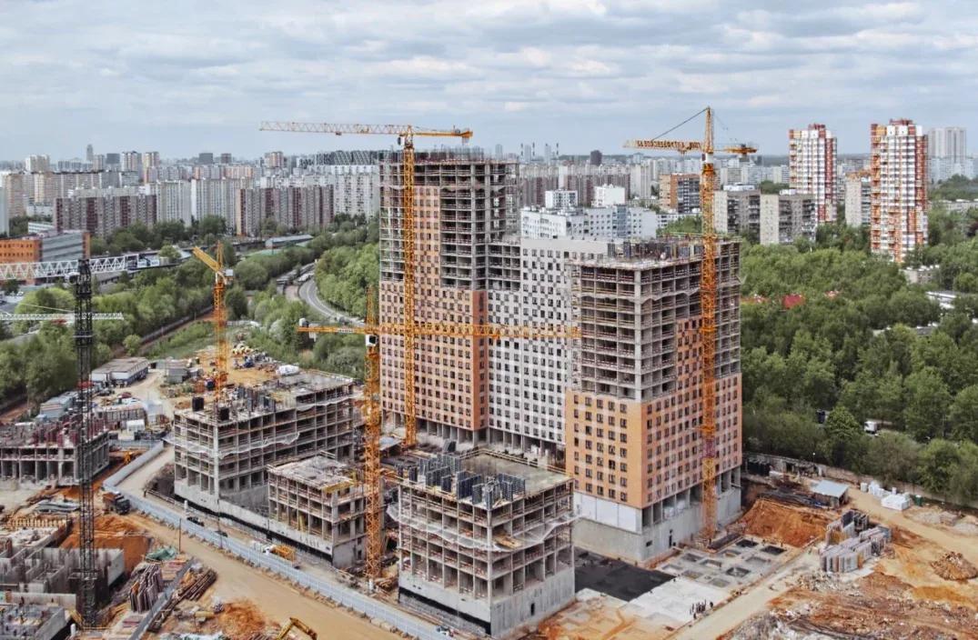Алтуфьевское 53: Алтуфьевское 53 · ПИК · Ход строительства, архивный снимок